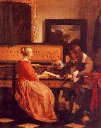 Gabriel Metsu The Music Lesson oil painting artist